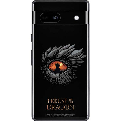 HBO House of the Dragon Burning Dragon Google Pixel 7a Skin